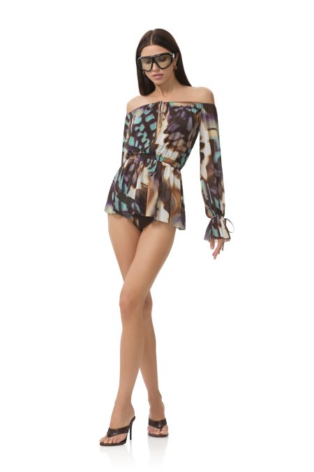 Gordon Top - Feather Swirl