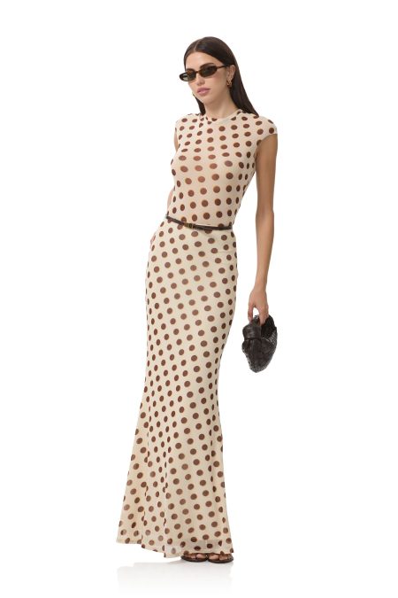Nina Top - Gold Halo Dot