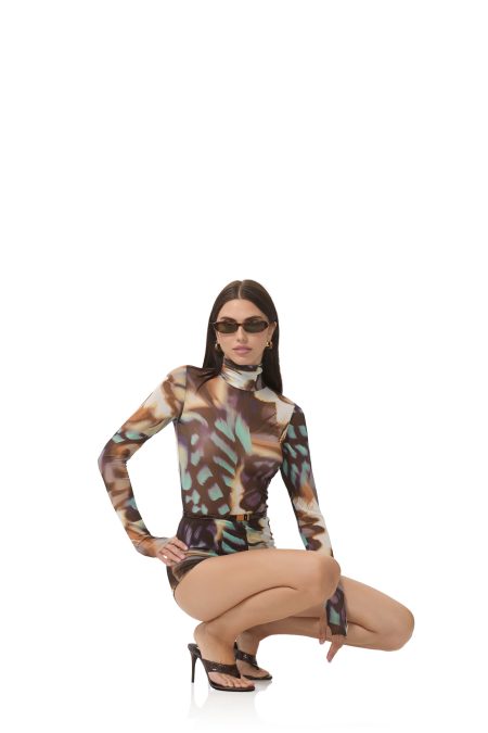 Zadie Top - Feather Swirl
