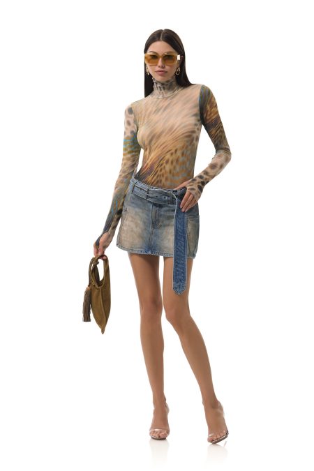 Zadie Top - Fish Scale Swirl