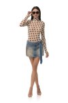 Zadie Top - Gold Halo Dot